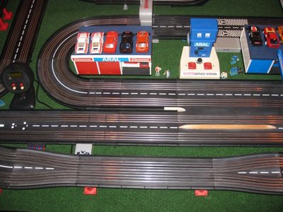 Engstelle in die Bahn integriert.