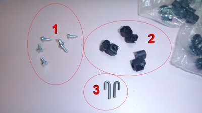 V1 Schraub-Führungshaken-Metall