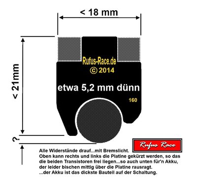 160er - Platine- Maße.jpg (109.93 KiB) 8869 mal betrachtet 160 Led Platine