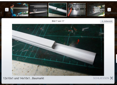 Leiste Mafia Servo 132 Rufus.jpg (571.56 KiB) 6608 mal betrachtet Materialstärke für die Klemm-Stifte: <br />Bodenplatte vom 132er Rundenzähler passt genau klemmend in Löcher der Schienen.